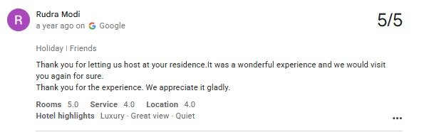Birthday Pool Guest Review Photo Near Ramya Resort Udaipur — Maple Roots Villa Udaipur guest review photo