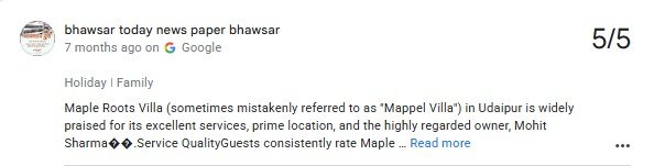 Boutique Maple Roots Pool Guest Review Udaipur Rajasthan — Maple Roots Villa Udaipur guest review photo