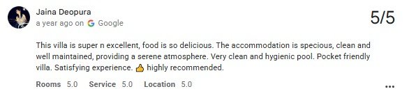 Couple Maple Roots Pool Guest Review Titardi Udaipur — Maple Roots Villa Udaipur guest review photo