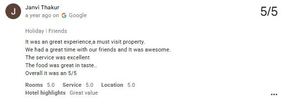 Deluxe Pool Guest Review Photo Titardi Udaipur — real guest review photo at Maple Roots Villa Udaipur Rajasthan