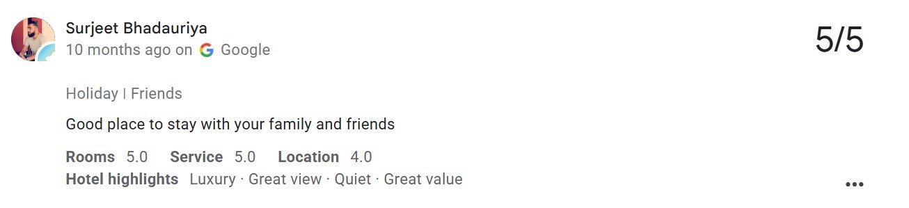 Exclusive Pool Guest Review Photo Near Ramya Resort Udaipur — Maple Roots Villa Udaipur guest review photo