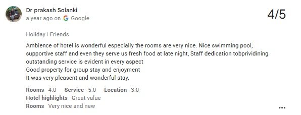 Group Pool Guest Review Photo Titardi Udaipur — real guest review photo at Maple Roots Villa Udaipur Rajasthan