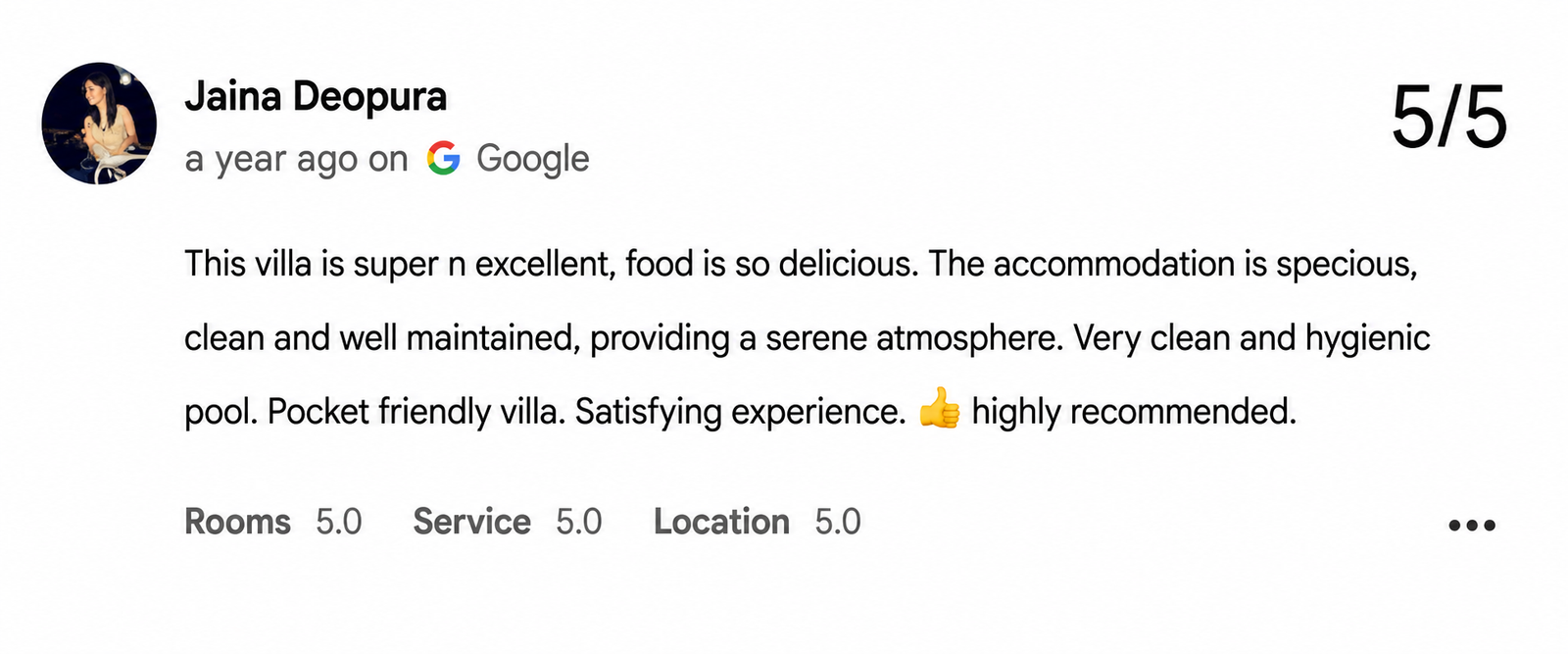 Royal Maple Roots Pool Guest Review Udaipur