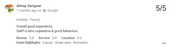 Udaipur Villa Pool Top-Rated Guest Review Photo — Maple Roots Villa Udaipur guest review photo