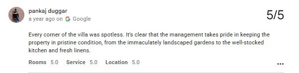 Verified Maple Roots Pool Guest Review Titardi Udaipur — real guest review photo at Maple Roots Villa Udaipur Rajasthan