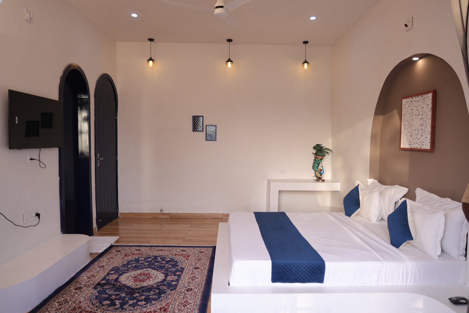 Luxury 4BHK Maple Roots Villa Exterior Udaipur Rajasthan India - Premium Villa Stay for Guests from Delhi Mumbai Bangalore Chennai