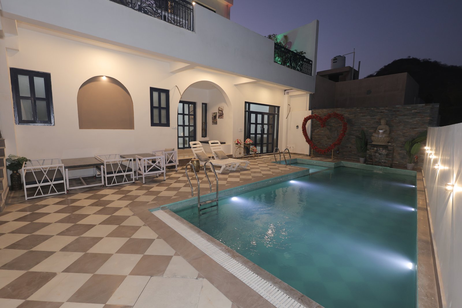 Pre-Wedding Photography Pool Deck Udaipur Rajasthan - Wedding Shoot Location for Couples from All Indian States