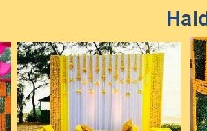 Umbrella Theme Mehendi Wall - Maple Roots Villa Udaipur