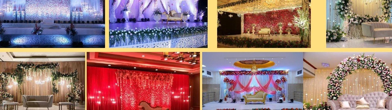 Stage Backdrop Decorations hero - Maple Roots Villa Udaipur